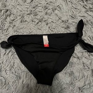 black swim bottoms